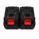 Аккумуляторный вибратор для бетона 1000 Вт 21 В Helper HP - 1266 с гибким валом 1.5 м и булавой виброуплотнитель бетонный глубинный комплект 2 аккумулятора для уплотнения трамбовки фундамента строительный - изображение 6