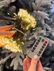 Гірлянда мішура Кінський хвіст холодний білий колір 800 LED 20 ліній по 2 м на ялинку роса хвойна лапа від USB з пультом керування - зображення 7