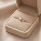 Золоті сережки-гвоздики з фіанітами 585 проби. з40076 - изображение 6