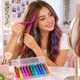 Мелки для волос Hair Chalk, набор 12 цветов (Временная краска для волос) - изображение 5
