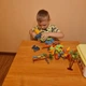 Детский конструктор-динозавр Kruzzel с шуруповертом 4 в 1 набор 85 деталей в кейсе для развития моторики и логики - изображение 10
