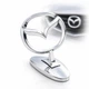 Емблема приціл на капот Mazda Хром сплав на скотчі (Завод) - зображення 1