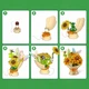 Блочный набор Sunflower Bouquet — цветы в капсуле со светом - изображение 3
