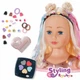 Кукла-манекен Baby Born Pinplay Яркая сестричка 27 см для причесок и макияжа с палеткой теней и аксессуарами для стиля - изображение 3