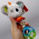 Погремушка-подвеска YG Toys Коала с кольцом-прорезывателем 19,5х7,5х13 см с разноцветными шариками для развития мелкой моторики и слуха малыша - изображение 2