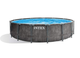 Каркасный бассейн Intex 26742, 457 x 122 см + фильтр-насос + лестница + тент + подстилка - изображение 3