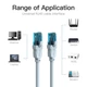 Патч-корд Cat.5E UTP Patch Cable 2M Blue Vention (VAP-A10-S200) - зображення 3