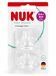 Силіконові соски для пляшечки NUK First Choice Flow Control 6+ місяців антиколікові 2 шт. (SKU-487) - изображение 1