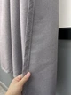 Комплект коротких штор VR-Textil Лен ELEMENTA № 1866ш Светло-серый 140х170см 2 шт (35-0464) - изображение 6