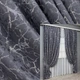Комплект готових штор VR-Textil Льон мармур Royal Touch № 2004ш Графітовий 150х270 см 2 шт (33-0972) - зображення 1
