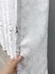 Комплект готовых штор VR-Textil Лен мрамор Royal Touch № 2009ш Белый 100х270 см 2 шт (31-0115) - изображение 7