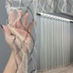 Тюль VR-Textil 1837т Фатин з вишивкою та люрексом Молочний з венге 600х265 см (99-025) - зображення 1