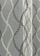 Тюль VR-Textil 1837т Фатин з вишивкою та люрексом Молочний з венге 600х265 см (99-025) - зображення 6