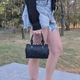 Брендовая женская сумка Louis Vuitton Nano Speedy Monogram с ручками и ремнем через плечо - изображение 3