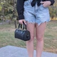 Брендовая женская сумка Louis Vuitton Nano Speedy Monogram с ручками и ремнем через плечо - изображение 5