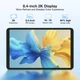 Планшет 8.4'' 2K DOOGEE T20 Mini 4+5/128 ГБ 4G 2 SIM 8 ядер Android 13 5060 mAh Черно-зеленый (102306028) - Б/У - изображение 3