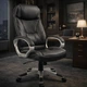 Офисное кресло Hanert Comfortum Black эргономичное с механизмом TILT и нагрузкой до 120 кг - изображение 4