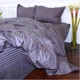 Постільна білизна MirSon SatinStripe 30-0012DarkGray 200х220 Євро (2200005251980) - зображення 2