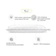 Подушка MirSon пухова Hand Made Royal Pearl 906 низька 60x60 (2200000555748) - зображення 2