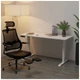 Комп'ютерний стіл Mealux PowerDesk Duo White (EVO-242 Duo W/W) - изображение 4