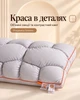Подушка Capppone Штучний лебединий пух Хмарно-Тісто, сіра 50x70 см - зображення 4
