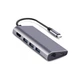 Концентратор Dynamode USB3.1 Type-C to HDMI, 3хUSB3.0, RJ45, USB Type-C Female, SD (Dock-USB-TypeC-HDMI-USB3.0-RJ45) - изображение 1