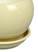 Керамічний горщик для квітів Bowl Classic шовк 1,4 л бежевий (Г01020) - зображення 3