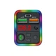 FM-модулятор Havit HV-FM821BT, Black, від прикурювача, Bluetooth 5.3 + EDR, 2xUSB (3.1A / 1A), USB / AUX / FM передавач (87.5-108МГц) - изображение 2