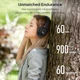 Наушники TOZO HT2 беспроводные Bluetooth, ANC/ENC, Hi-Res Audio, 40 мм, до 60 часов работы, черные - изображение 6