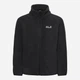 Детская теплая флисовая толстовка для мальчика Jack Wolfskin Taunus 200 A66237_6000 128 см Черная (4064886750103) - изображение 7