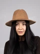 Капелюх вовняний Федора D.Hats колір рудий - зображення 1