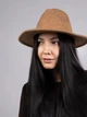 Капелюх вовняний Федора D.Hats колір рудий - зображення 5