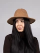 Капелюх вовняний Федора D.Hats колір рудий - зображення 6
