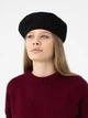 Берет замшевый демисезонный D.Hats черного цвета - изображение 2