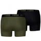 Труси чоловічі PUMA MEN EVERYDAY BASIC BOXER 93832013 xxl, хакі/чорний - зображення 2