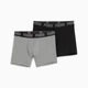 Труси чоловічі PUMA Men's Boxer Briefs 93832003 l, сірий/чорний - зображення 1