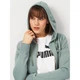 Спортивний костюм жіночий Puma Hooded Sweat Suit Tr Cl 68507730 s, зелений/чорний - изображение 4