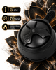 Калауд Kaloud Lotus чорний матовий регулятор жару Лотус екран для вугілля 7см діаметр - зображення 2