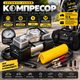 Автомобільний двопоршневий компресор Air Compressor 628-4x4 150 Вт 12 В 85 л/хв з манометром і сумкою - изображение 1