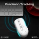 Мышь беспроводная Promate Samo, Dual Mode, 1600 dpi, Bluetooth, белая - изображение 2