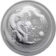 Колекційна срібна монета «Lunar II – Рік Дракона» 31,1 г 2012 рік - зображення 1