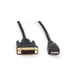 Кабель мультимедийный HDMI M to DVI M 5.0m 24+1pin Vinga (VCPHDMIDVI5) - изображение 3