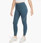 Лосини жіночі Nike W Nsw Pe Shine Hr Tght L Темно-синій FB8766-328 - зображення 1