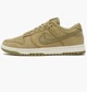 Кроссовки женские Nike Dunk Low Premium 37.5 Хаки DV7415-200 - изображение 1