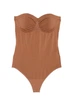 Корректирующее боди Victoria's Secret 40(XS) Коричневый (156243) - изображение 2