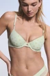 Бюстгальтер с уплотнённой чашкой Victoria's Secret 85D Салатовый (156238) - изображение 3