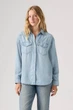 Женская джинсовая рубашка Levi's 44(M) Голубой джинс (156528) - изображение 1