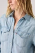 Женская джинсовая рубашка Levi's 44(M) Голубой джинс (156528) - изображение 5