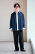 Мужская джинсовая куртка Uniqlo 50(L) Синий джинс (156549) - изображение 4
