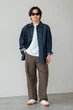 Мужская джинсовая куртка Uniqlo 50(L) Синий джинс (156549) - изображение 7